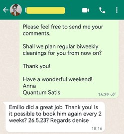Feedback from our clients