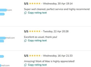 Feedback from our clients